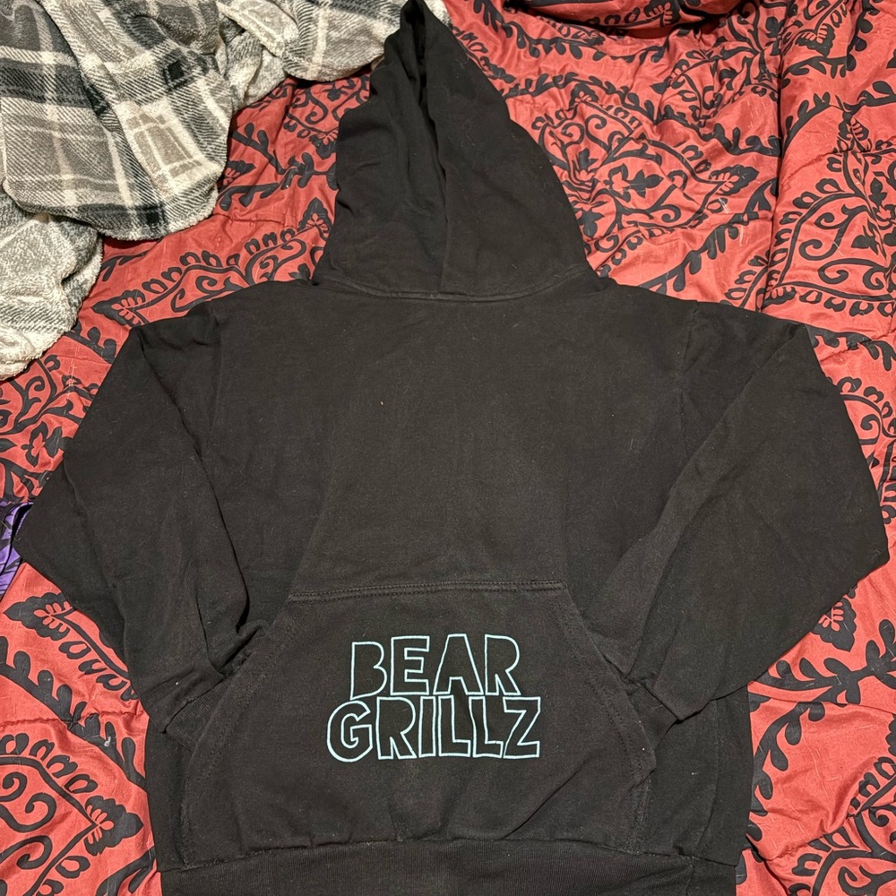 Bear Grillz Black Hoodie